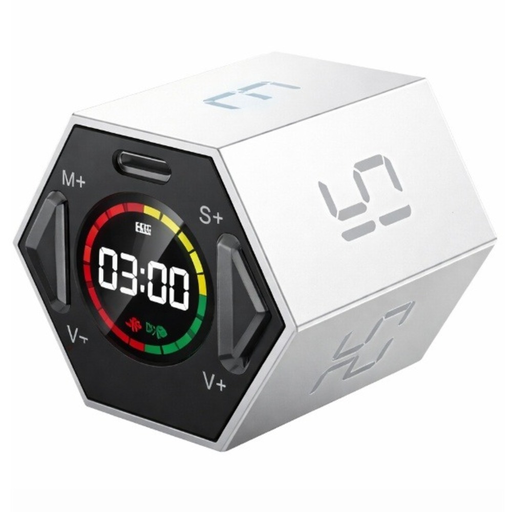 Ticktime Pomodoro Productivity Timer Cube 3/5/10/15/25/30 Min Preset 8 Inversion